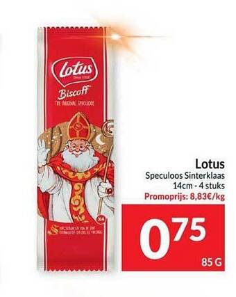 Intermarché Lotus speculoos sinterklaas aanbieding