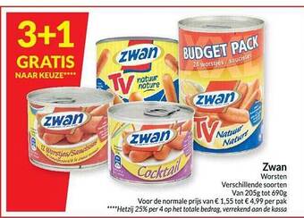 Intermarché Zwan worsten aanbieding