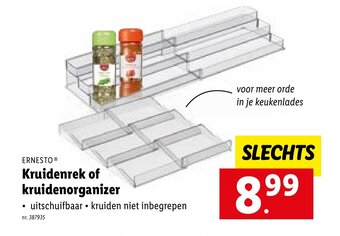 Lidl Ernesto kruidenrek of kruidenorganizer aanbieding