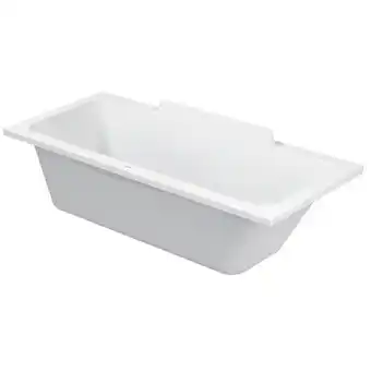 Sawiday Duravit durastyle kunststof bad acryl rechthoekig met rugsteun rechts 170x70x46cm zonder poten voor inbouw of ommanteling wit aanbieding