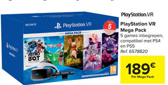 Carrefour PlayStation VR Mega Pack aanbieding