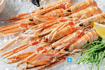 Carrefour Gekookte Langoustines 100g aanbieding