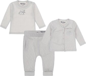 Bol.com Dirkje baby unisex 3 pce kledingset - maat 56 aanbieding