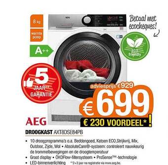 Expert Aeg droogkast aanbieding