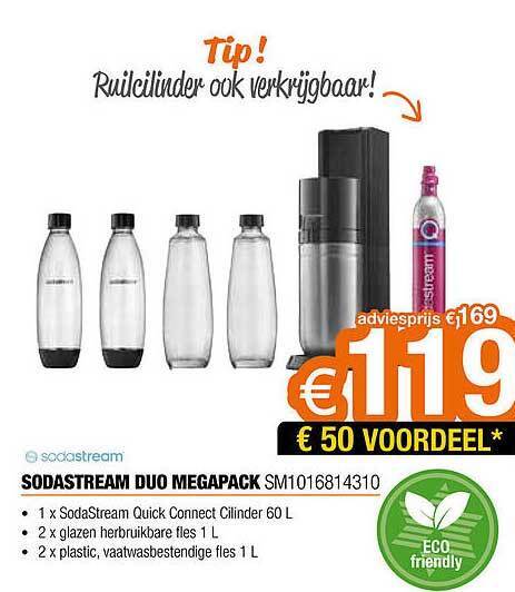 sodastream duo megapack