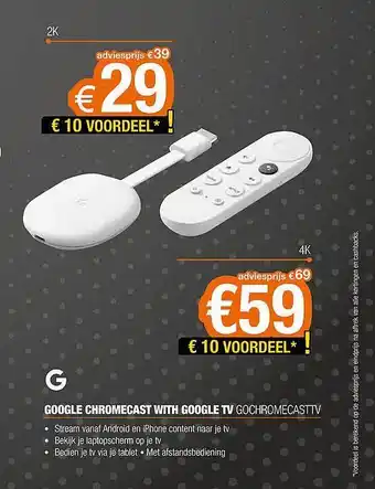 Google chromecast with google tv