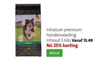 Intratuin Intratuin premium hondenvoeding aanbieding