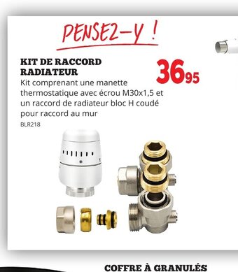 Dema Kit de raccord radiateur aanbieding