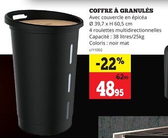 Coffre a granules
