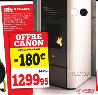 Dema Poele a pellets delia aanbieding