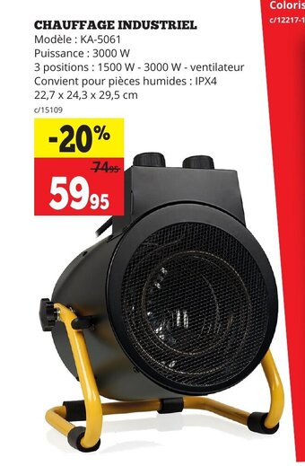 Dema Chauffage industriel aanbieding
