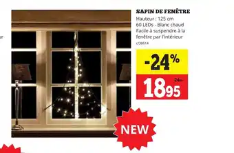 Sapin de fenetre 125cm