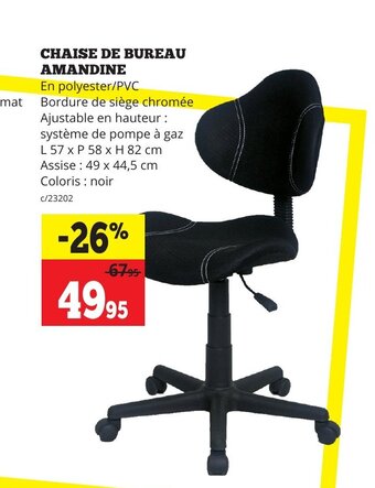Dema Chaise de bureau amandine aanbieding
