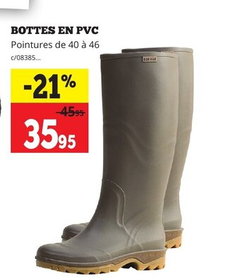 Bottes en PVC