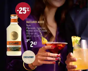 Bacardi aged rum