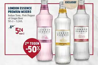 Delhaize London essence premium mixers aanbieding