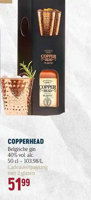 Copperhead belgische gin