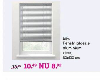 Leen Bakker Fenstr jaloezie aluminium aanbieding