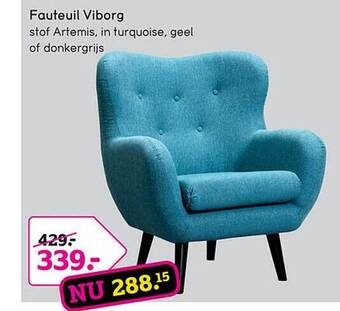 Leen Bakker Fauteuil viborg aanbieding