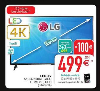 Cora Lg ledtv aanbieding