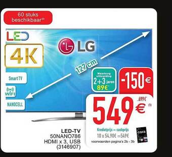 Cora Lg ledtv aanbieding