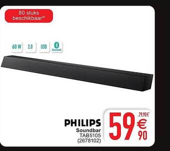 Cora Philips soundbar aanbieding