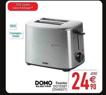Cora Domo elektro toaster aanbieding