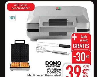 Cora Domo elektro wafelijzer aanbieding