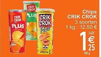 Cora Chips crik crok aanbieding