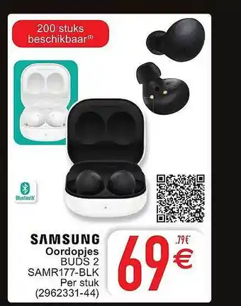 Cora Samsung oordopjes buds 2 samr177-blk aanbieding