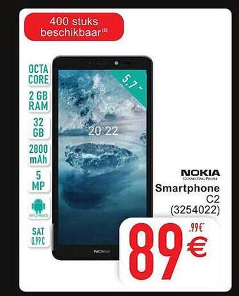 Cora Nokia smartphone c2 aanbieding