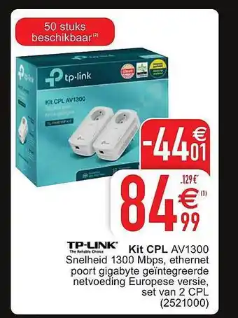 Cora Tplink kit cpl aanbieding