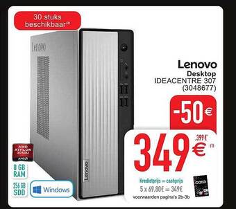 Cora Lenovo desktop aanbieding