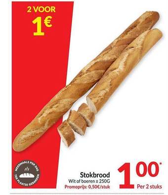Intermarché Stokbrood aanbieding