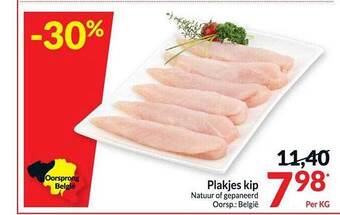 Intermarché Plakjes kip aanbieding