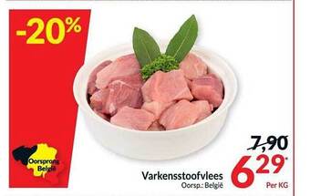 Intermarché Varkensstoofvlees aanbieding