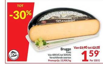 Intermarché Brugge kaas aanbieding