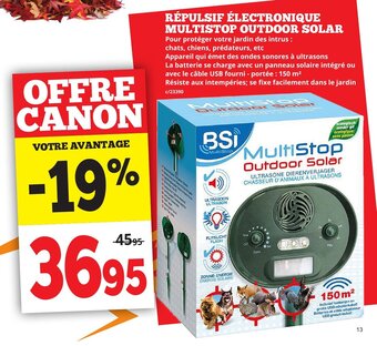 Repulsif electronique multistop outdoor solar