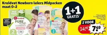 Kruidvat Kruidvat newborn luiers midpacken aanbieding