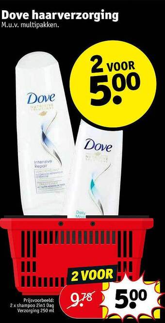 Kruidvat Dove haarverzorging aanbieding