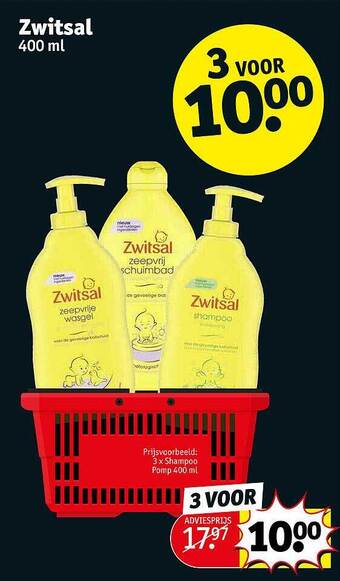 Kruidvat Zwitsal aanbieding