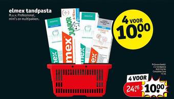 Kruidvat Elmex tandpasta aanbieding