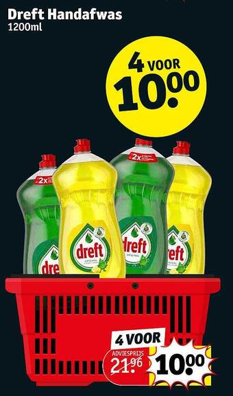 Kruidvat Dreft handafwas aanbieding