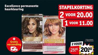 Kruidvat Excellence permanente haarkleuring aanbieding