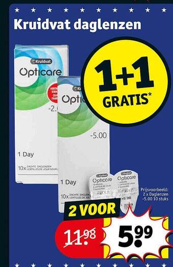 Kruidvat Kruidvat daglenzen aanbieding