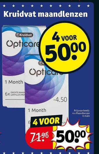 Kruidvat Kruidvat maandlenzen aanbieding