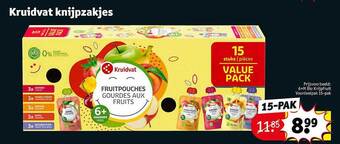 Kruidvat Kruidvat knijpzakjes aanbieding