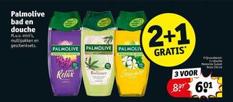 Kruidvat Palmolive bad en douche aanbieding