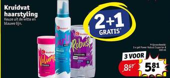 Kruidvat Kruidvat haarstyling aanbieding