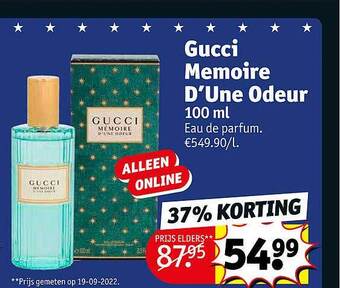 Kruidvat Gucci memoire d'une odeur aanbieding